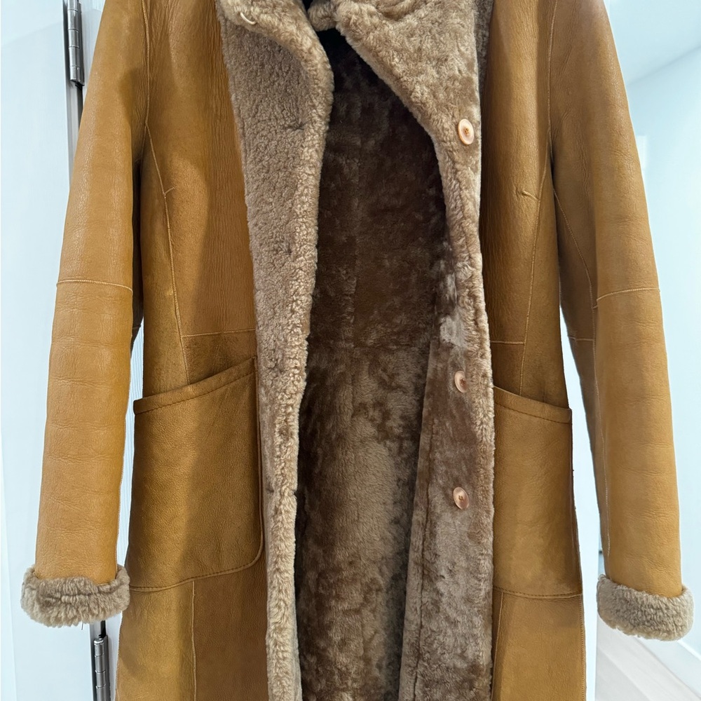 Brown Shearling Coat